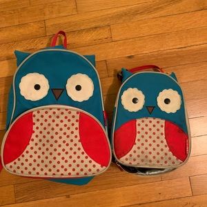Skip Hop backpack and lunch bag combo